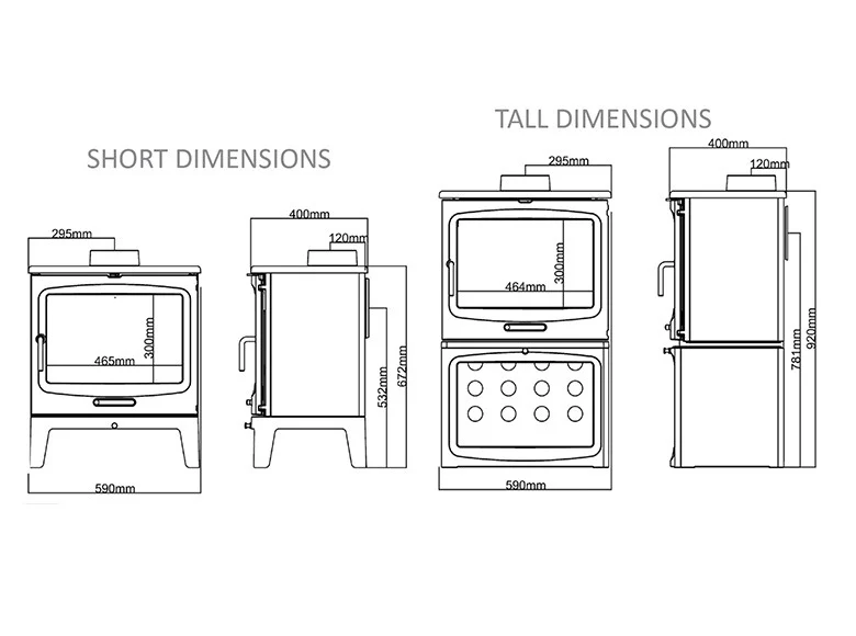 Saltfire Peanut 10 Wood Burning Ecodesign Stove