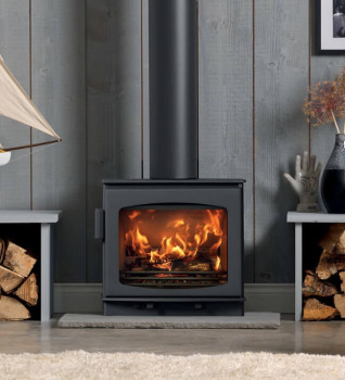 ACR Wychwood Ecodesign Wood Burning Stove - Sterling Grey Finish