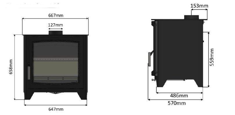 Parkray Aspect 14 Wood Burning Ecodesign Stove