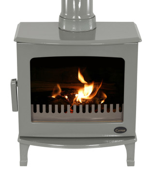Carron 5Kw Ecodesign Ready Sage Green Enamel Wood Burning Stove