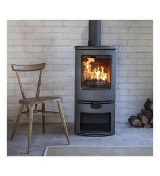 Charnwood Arc 5kW Defra Wood Stove with Logstore