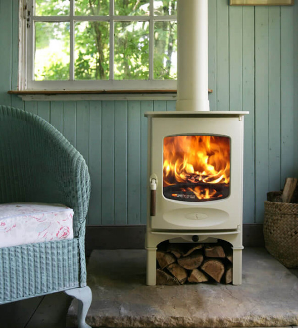 Charnwood C-Four BLU Log Store Wood-Burning Stove