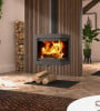 Dik Geurts Bora Corner 6.7kW Wood Burning Ecodesign Suspended Stove