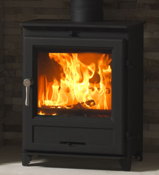 Fireline 8kW Wood Burning / Multifuel Ecodesign Stove with Chunky Square Door
