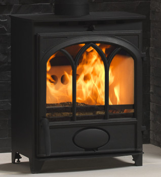 Fireline 5kW Wide Wood Burning / Multifuel Ecodesign Stove with Tracery Door