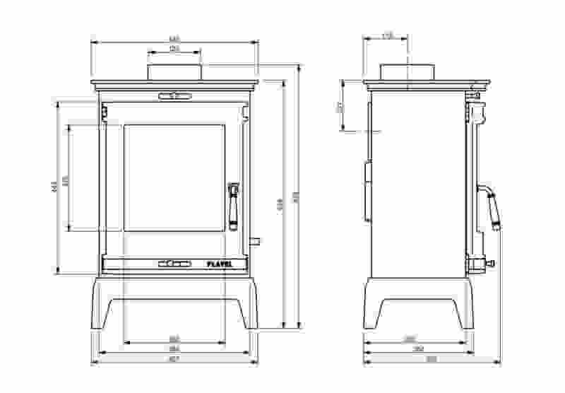 Portway Rochester 5 DEFRA Approved Wood Burning / Multifuel Ecodesign Stove