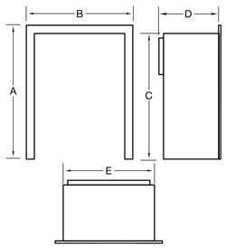 Mendip Christon 750 DEFRA Wood Burning Ecodesign Inset Stove