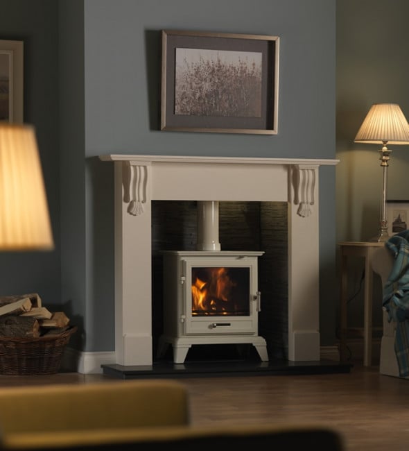 Gallery Classic White Multi-Fuel Stove