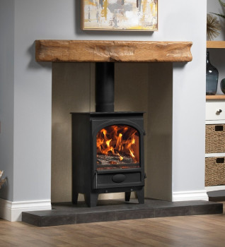 Go Eco Excel 5KW Wide Traditional Door Wood Burning / Multifuel Ecodesign Stove
