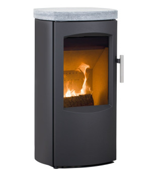 Heta Scanline 7B 4.5kW Wood Burning / Multifuel Stove with Soapstone Top