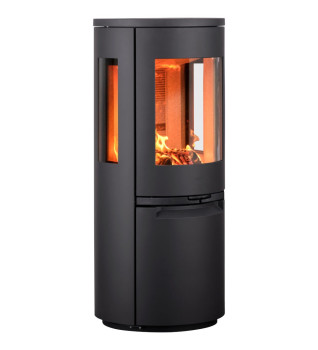 Heta Scanline 900 6.6kW Wood Burning Stove with Side Windows
