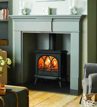 Stovax Huntingdon 30 Wood Burning Stove with Tracery Door