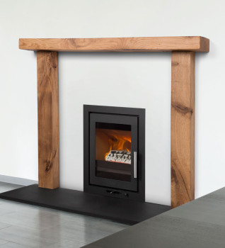 Heta Inspire 40i 4kW Wood Burning / Multifuel Inset Stove (Hearth Mount)