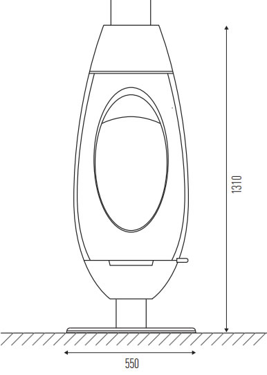 Invicta Ove 10kW Wood Burning Ecodesign Stove