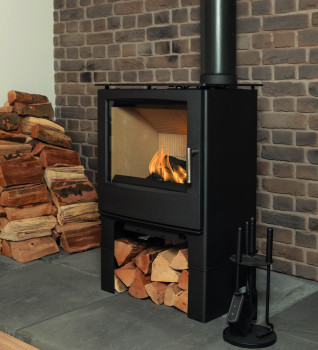 Mendip Woodland Large Ecodesign Wood Burning / Multifuel Log Store Stove