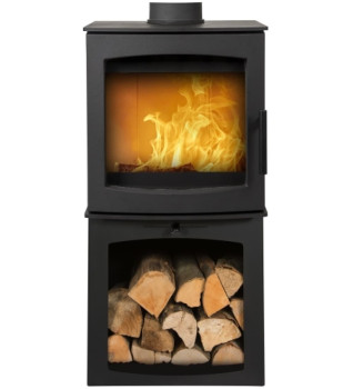 MI Fires Tinderbox Large on Log Box Wood Burning  Ecodesign Stove