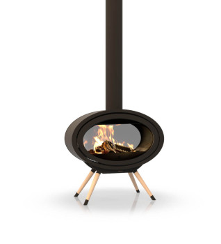 Special Offer - Dik Geurts Oval Tunnel Fixed 11.6kW Wood Burning Freestanding Stove