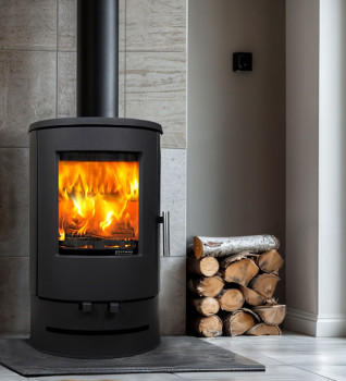 Portway PB1000 Wood Burning / Multifuel Ecodesign Cylinder Stove