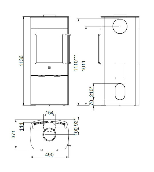 SCAN 41-2 Wood Burning Ecodesign Stove