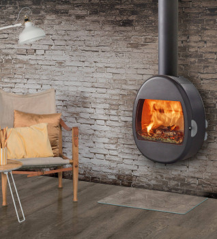 SCAN 66-1 Wood Burning Ecodesign Wall Mounted Stove