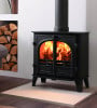Stovax Stockton 5W Widescreen Wood Burning / Multifuel Ecodesign Stove - Double Door