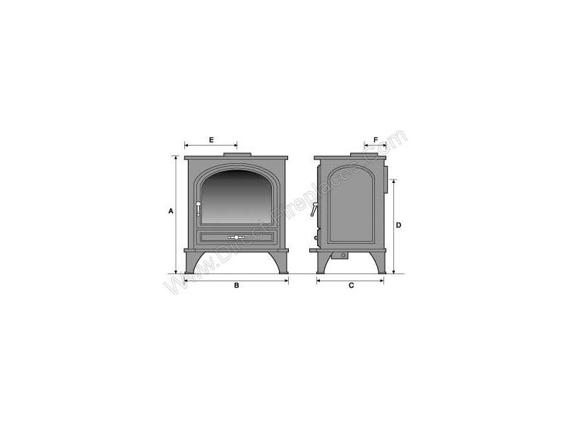 Chesneys Shoreditch 4 MK2 Ecodesign Wood Burning Stove