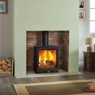 Stovax Vogue Medium Slimline Wood & Multifuel Ecodesign Ready Stove 