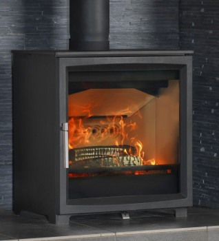 Fireline Woodtec 5kW Wide Deep Wood Burning Ecodesign Stove