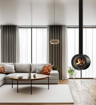 Dik Geurts Odin Front Fixed Wood Burning Stove