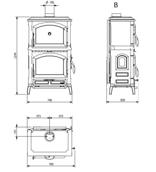 La Nordica Isotta Forno Evo Wood Burning Stove